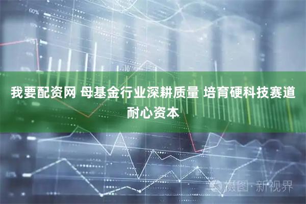 我要配资网 母基金行业深耕质量 培育硬科技赛道耐心资本